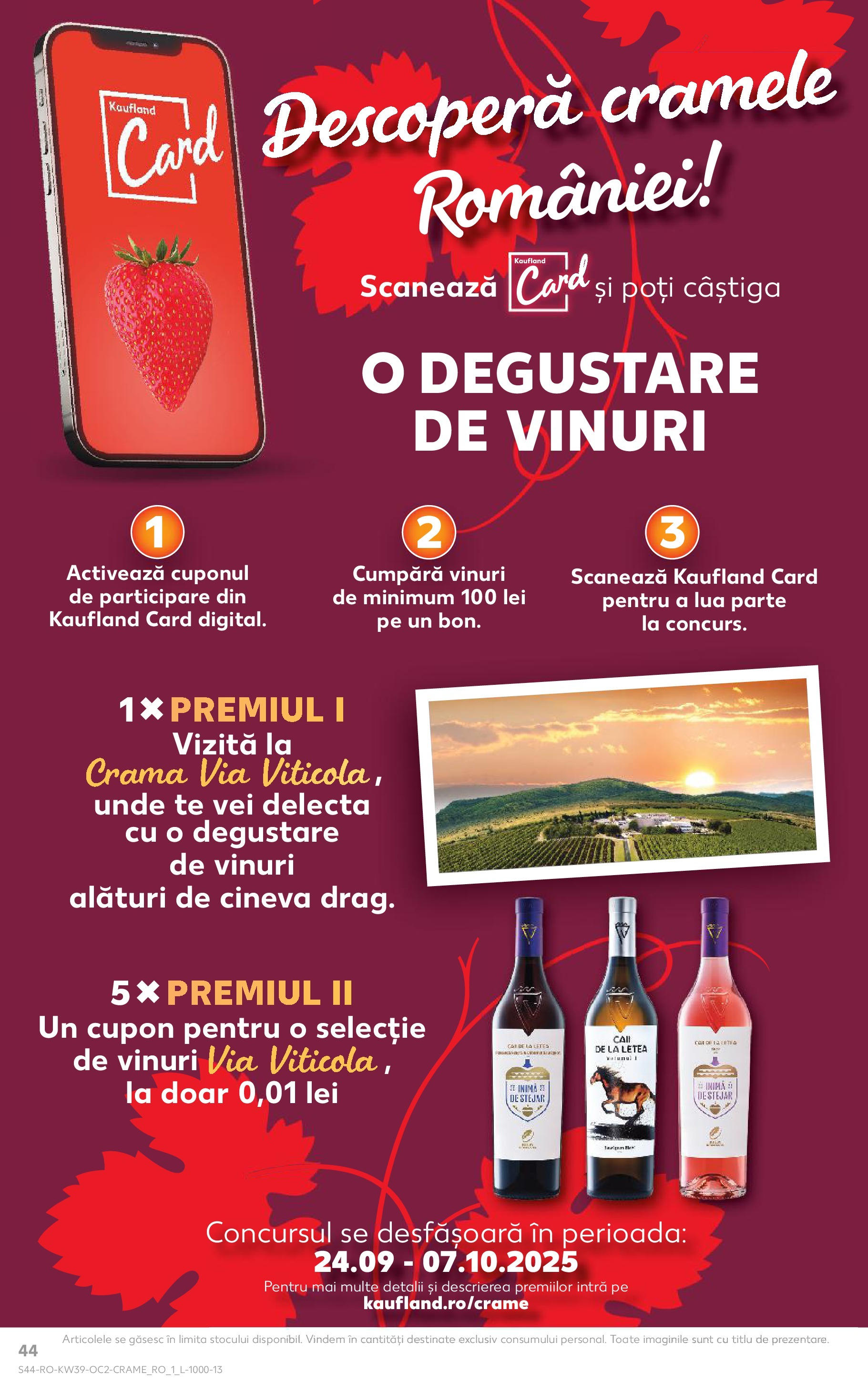 Catalog Kaufland - Bucureşti 24.09.2025 - Revista si Oferta | Pagină: 44