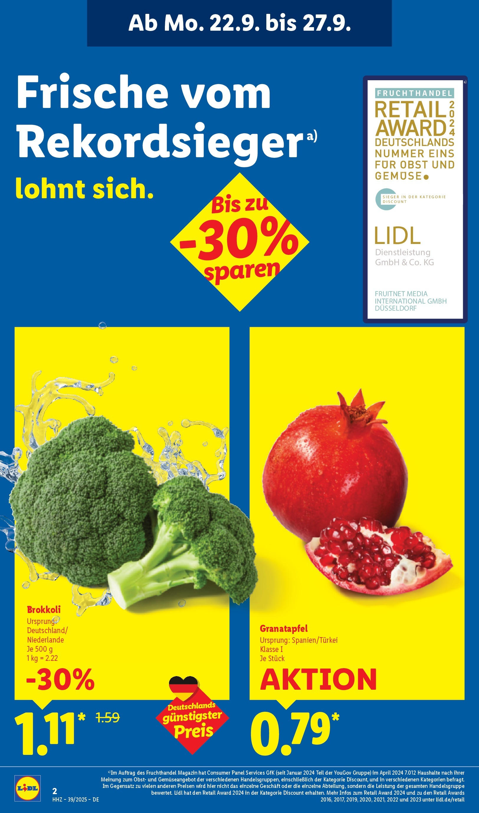 Lidl: Wochenangebote von 21. September bis 27. September 2025 - Prospekt seite 2