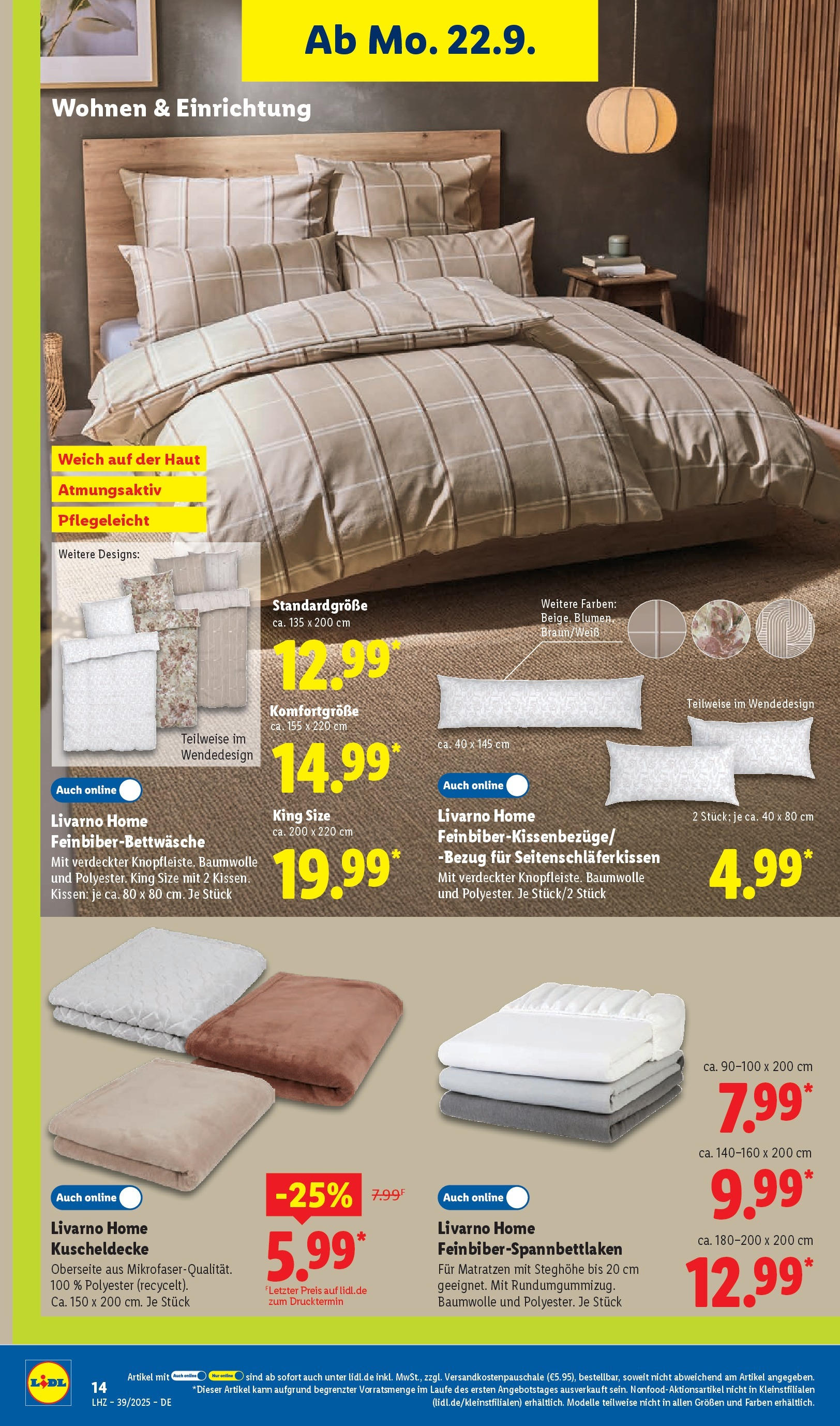 Lidl: Wochenangebote von 21. September bis 27. September 2025 - Prospekt seite 22