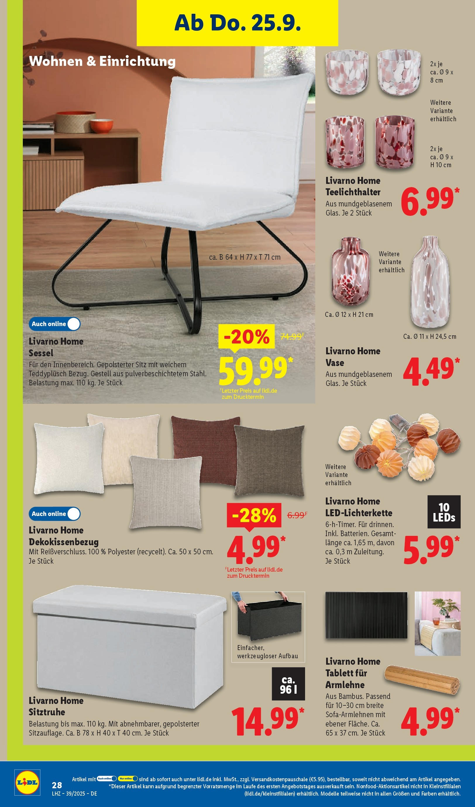 Lidl: Wochenangebote von 21. September bis 27. September 2025 - Prospekt seite 40