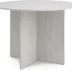 JYSK JYSK Masă KRONDAL &Oslash;110 aspect travertin