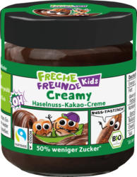 Freche Freunde Kindersnack Brotaufstrich Haselnuss-Kakao-Creme Datteln, ab 3 Jahren