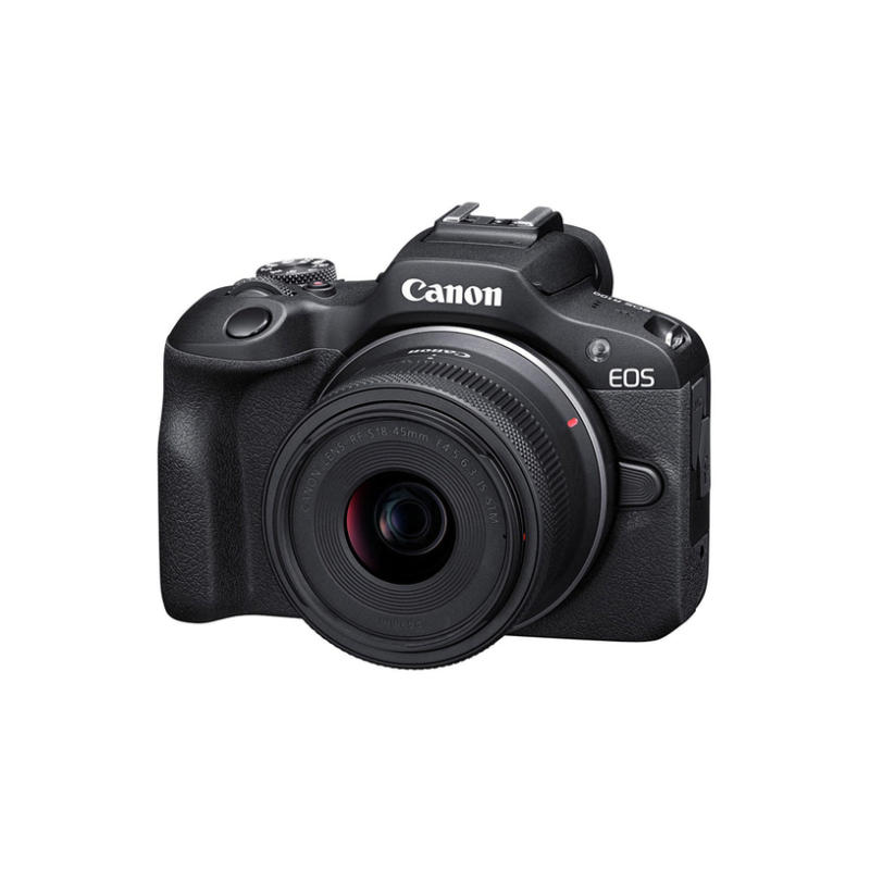 Безогледален фотоапарат CANON EOS R100+RF-S18-45 TRAVEL KIT 24.1 MPx, WI-FI, MIRRORLESS