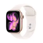 Смарт часовник APPLE WATCH S11 ROSE GOLD ALUMIN CASE LIGHT BLUSH SPORT BAND M/L MEU 42 MM, GPS, WLAN, ПУЛСОМЕР, SPO2