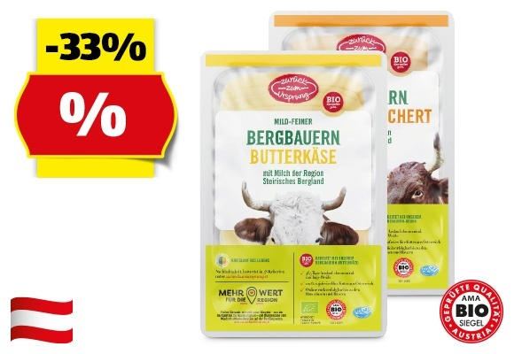 ZURÜCK ZUM URSPRUNG BIO-Käsevariation in Scheiben, 175 g