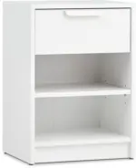 JYSK JYSK Нощно шкафче JENSLEV 1 чекмедже бяло