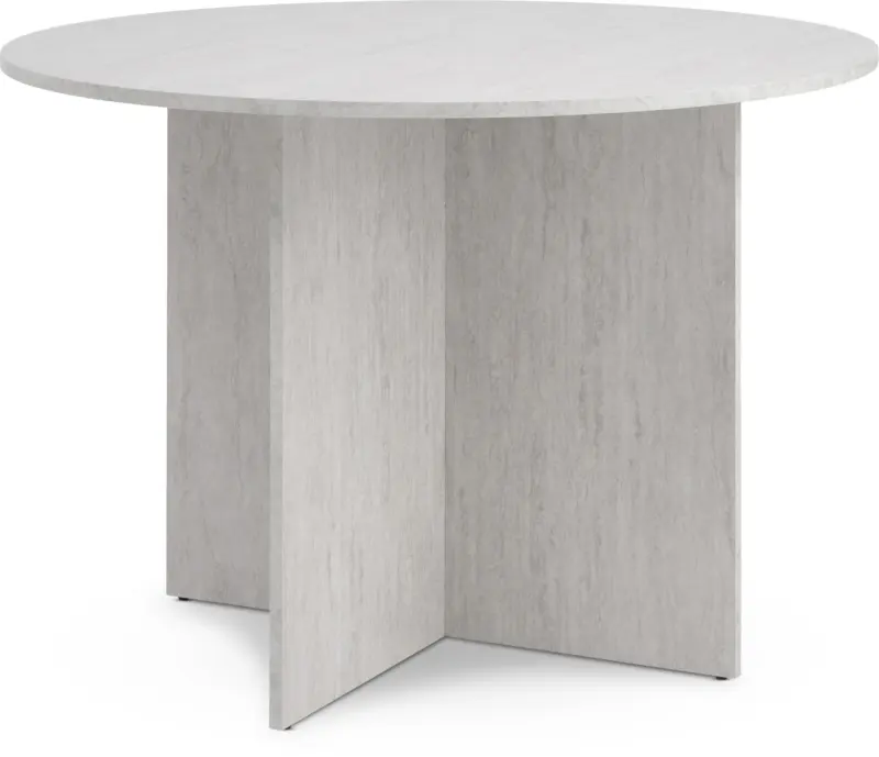 JYSK Кухненска маса KRONDAL Ø110 цвят травертин