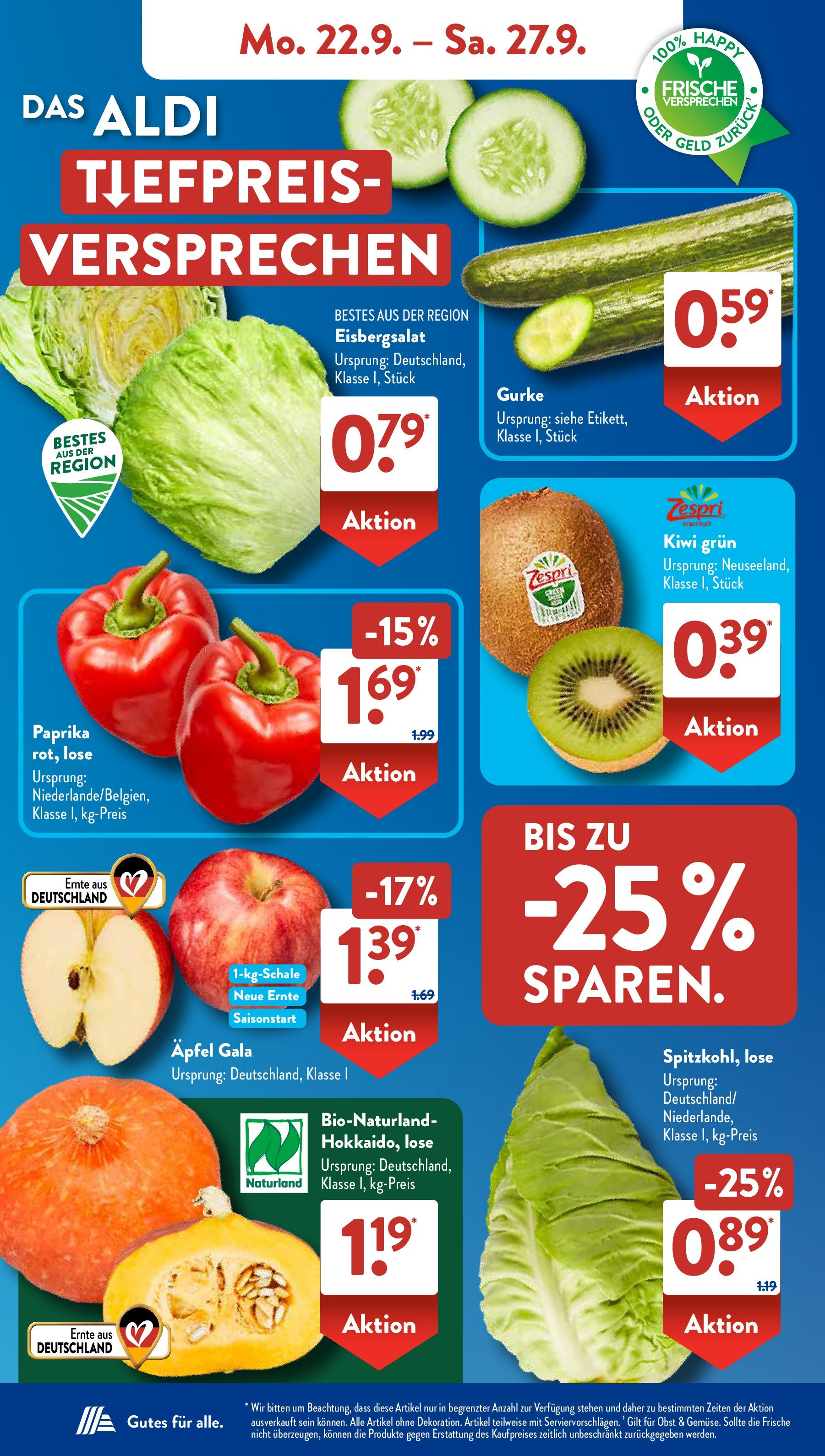 Aldi Süd - Aldi Süd: Wochenangebote (ab 21.09.2025) zum Blättern | Seite: 4 | Produkte: Eisbergsalat, Paprika, Obst, Kiwi Aldi Süd - Aldi Süd: Wochenangebote (ab 21.09.2025) zum Blättern | Seite: 4 | Produkte: Eisbergsalat, Paprika, Obst, Kiwi
