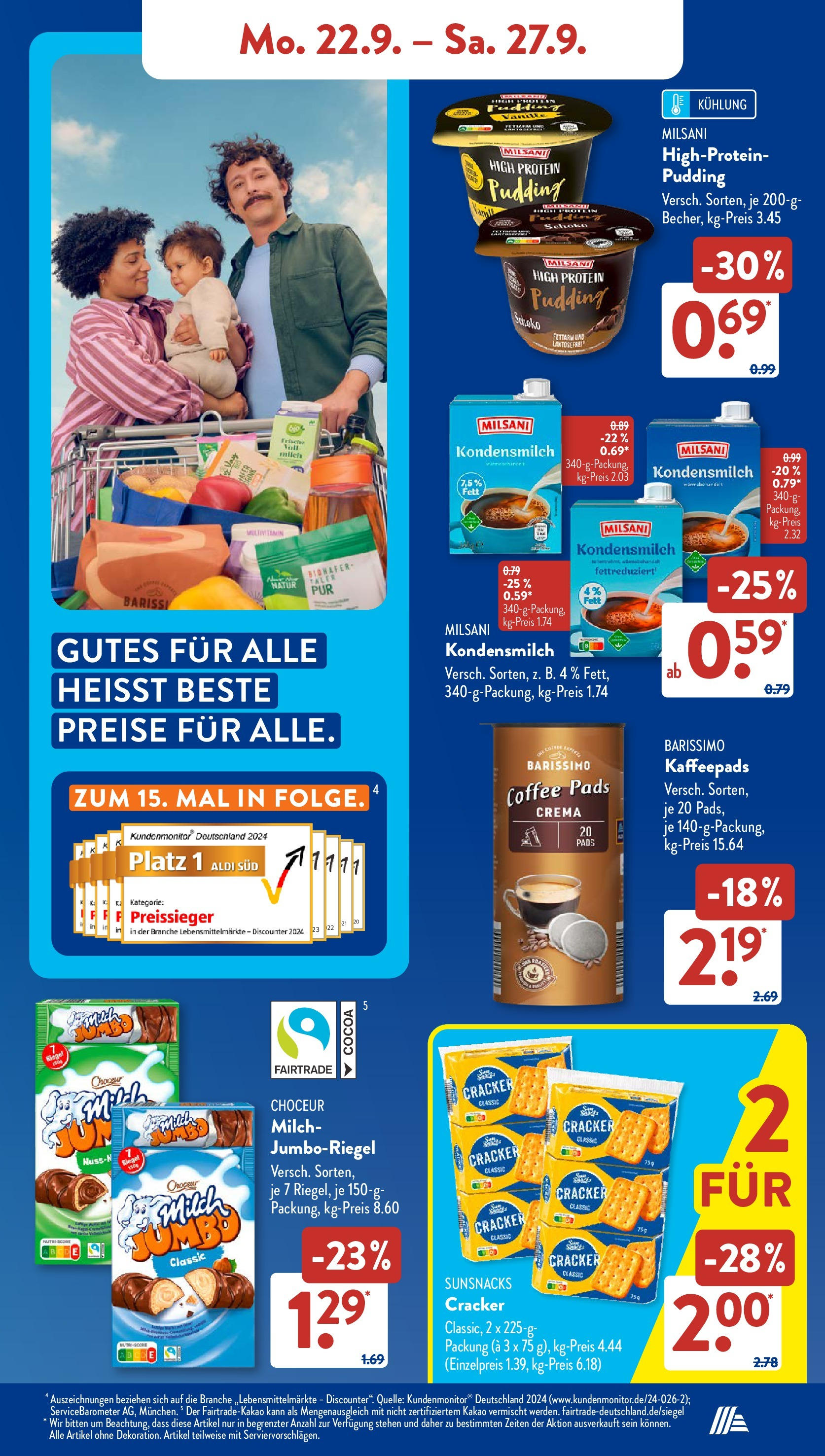 Aldi Süd - Aldi Süd: Wochenangebote (ab 21.09.2025) zum Blättern | Seite: 7 | Produkte: Kaffeepads, High protein pudding, Milch, Pudding Aldi Süd - Aldi Süd: Wochenangebote (ab 21.09.2025) zum Blättern | Seite: 7 | Produkte: Kaffeepads, High protein pudding, Milch, Pudding