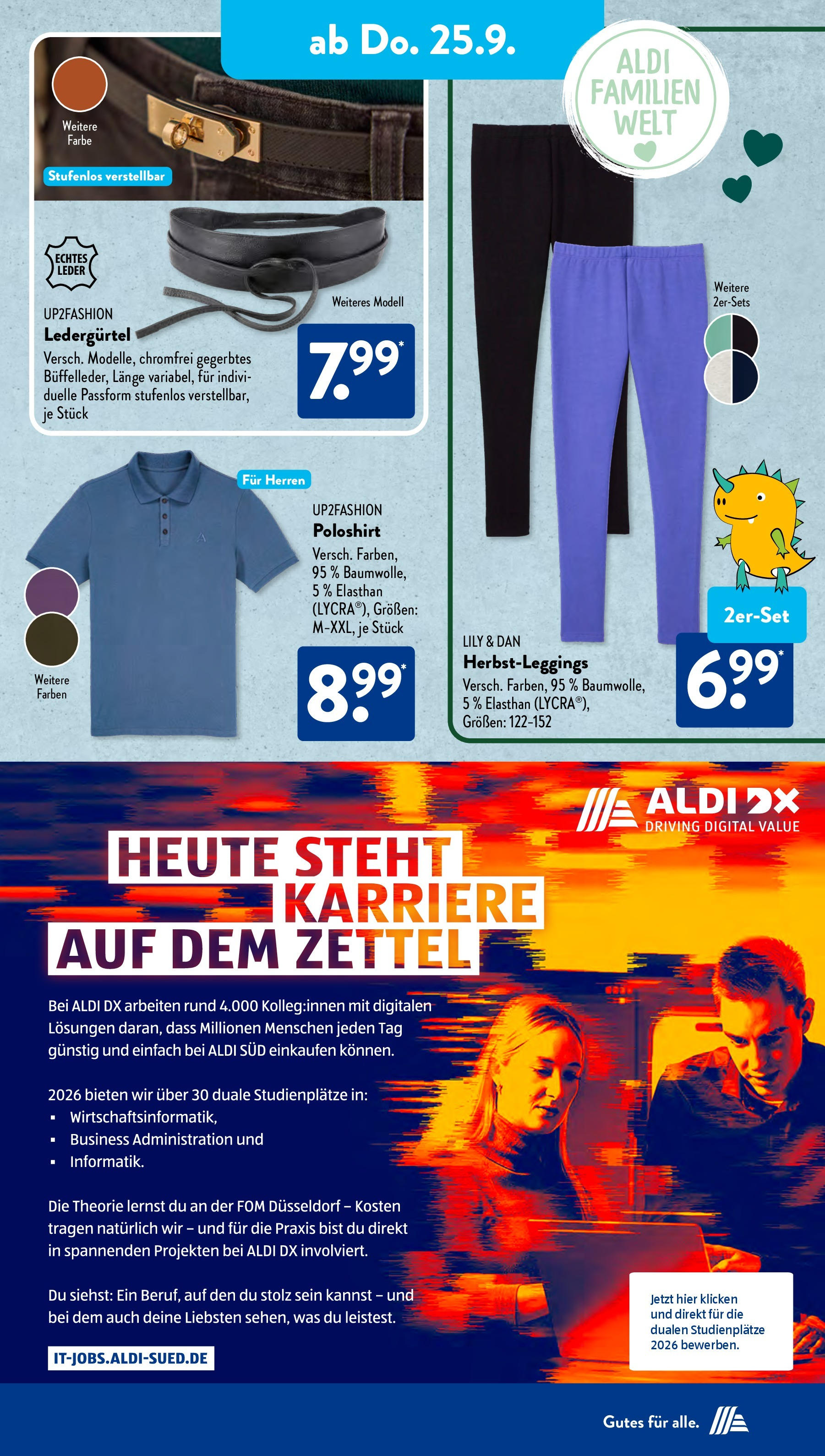 Aldi Süd - Aldi Süd: Wochenangebote (ab 21.09.2025) zum Blättern | Seite: 22 | Produkte: Up2fashion, Poloshirt Aldi Süd - Aldi Süd: Wochenangebote (ab 21.09.2025) zum Blättern | Seite: 22 | Produkte: Up2fashion, Poloshirt