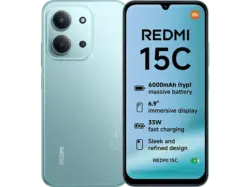 XIAOMI Redmi 15C, 128 GB, Mint Green, Dual SIM