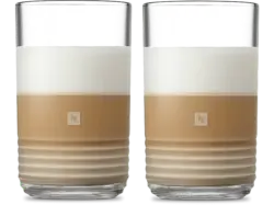 Nespresso Barista Rezeptgläser, groß, 2er Set, Kaffeegläser, Mixologist Bargläser