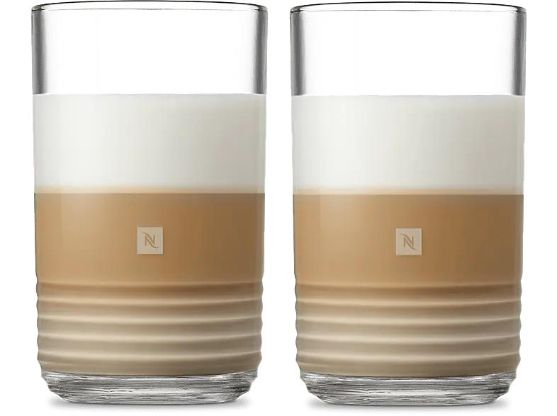 Nespresso Barista Rezeptgläser, groß, 2er Set, Kaffeegläser, Mixologist Bargläser