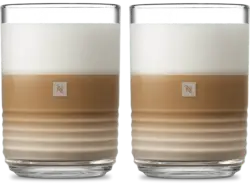 Nespresso Barista Rezeptgläser, klein, 2er Set, Kaffeegläser, Mixologist Bargläser