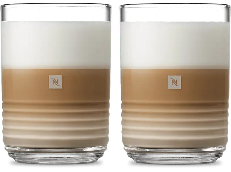 Nespresso Barista Rezeptgläser, klein, 2er Set, Kaffeegläser, Mixologist Bargläser