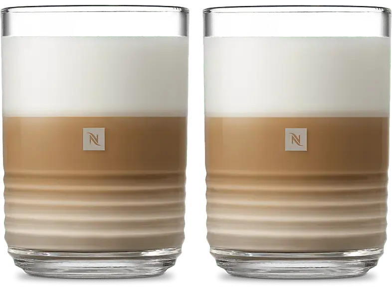 Nespresso Barista Rezeptgläser, klein, 2er Set, Kaffeegläser, Mixologist Bargläser