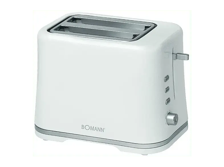 Bomann TA 1577 CB Toaster (Weiß, 870 Watt)