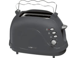 Clatronic TA3565 Toaster (Grau, 700 Watt, Schlitze: 2)