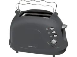 Clatronic TA3565 Toaster (Grau, 700 Watt, Schlitze: 2)