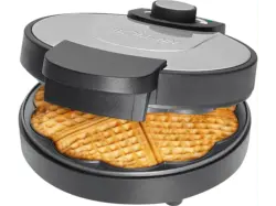Bomann WA 1365 CB Waffeleisen, Silber/ Schwarz, 1000 Watt