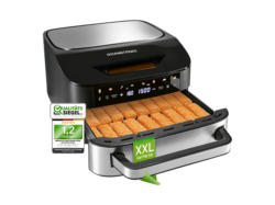 Gourmetmaxx 16428 Pizza XXL Heißluftfritteuse 7 l, 2200 Watt, Schwarz