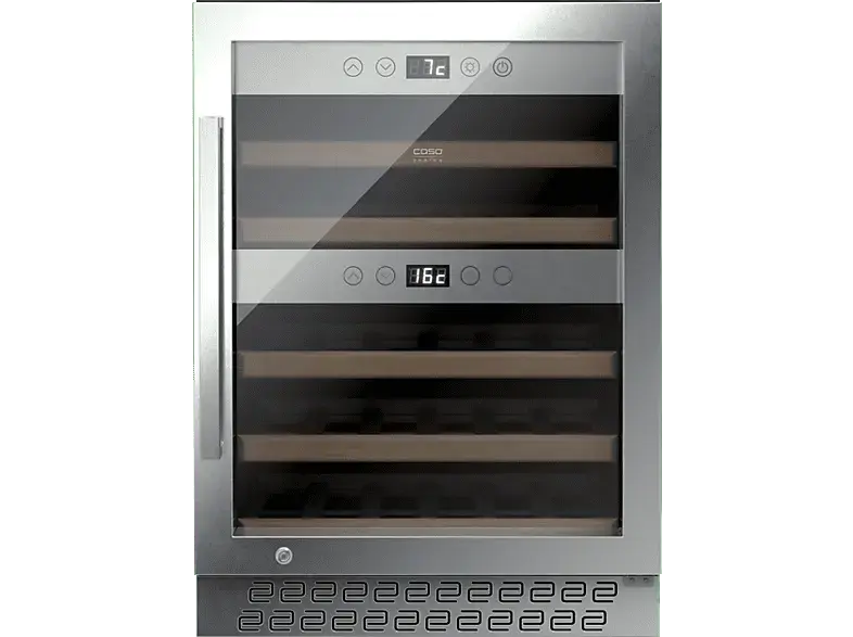 Caso 772 wine Chef pro 40 WIFI Weintemperierer (113 l, 142 kWh, EEK: G, Edelstahl , Anzahl Flaschen: 40)