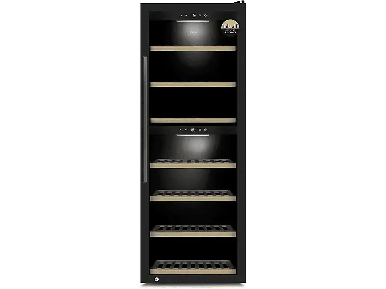 Caso 729 wine exclusive 126 smart Weinkühlschrank (180 kWh, EEK: G, Schwarz, Anzahl Flaschen: 126)