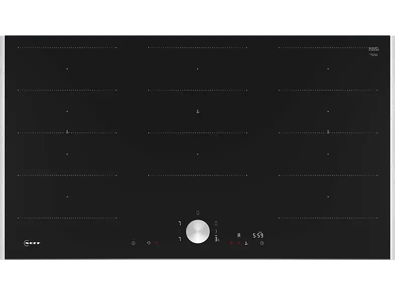 Neff T69TTX4L0 Induktionskochfeld (930 mm breit, 5 Kochfelder, Glaskeramik, Autarkes Kochfeld)