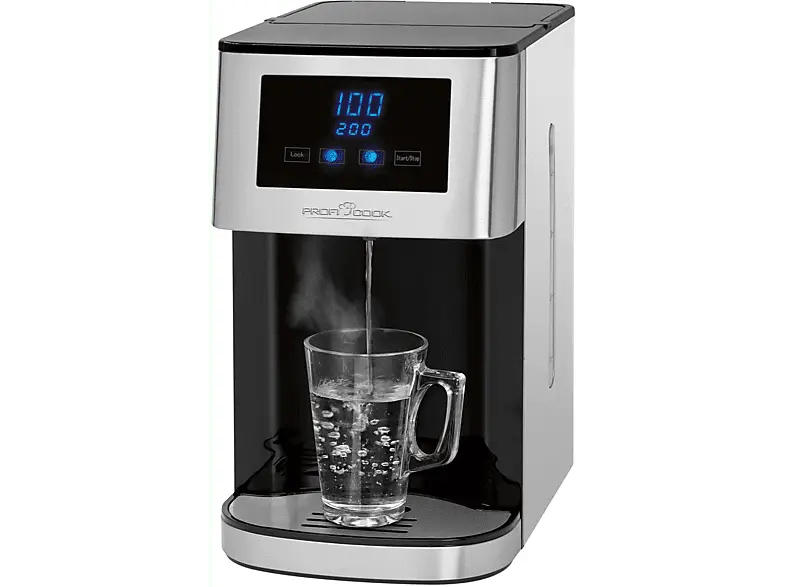 Profi Cook PC-HWS1145 Heißwasserspender (Silber, 4 l, 2600 Watt)