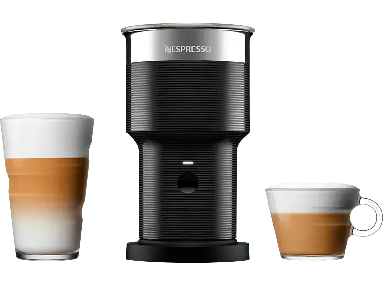 Nespresso Aeroccino XL Milchaufschäumer (Schwarz, 400 ml)