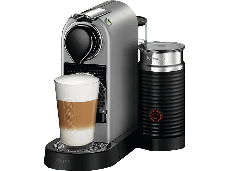 Krups XN 761B CitiZ & Milk Nespresso-Maschine Silber