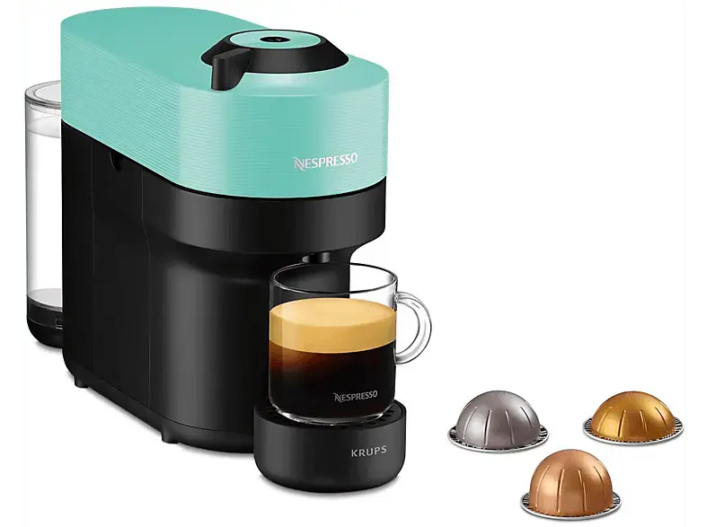 Krups XN9204 Vertuo Pop Nespresso-Maschine Aqua Mint