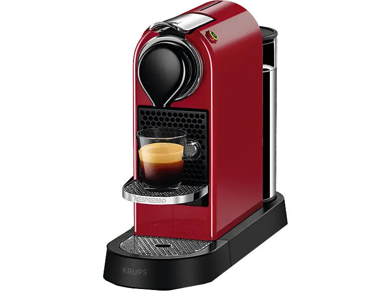 Krups XN 7415 CitiZ Nespresso-Maschine Cherry Red