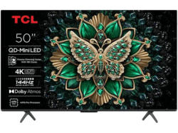 TCL 50C6K (2025) 50 Zoll 4K QD-Mini LED TV mit Google; QLED TV