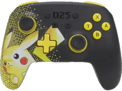 Ak Tronic Wireless Controller Pikachu 025 für Nintendo Switch - offiziell lizenziert; Contoller