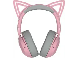 RAZER Kraken Kitty V2 BT Gaming Headset, Over-Ear, Bluetooth, Akku, USB-C, 32 Ohm, 40mm Treiber, Quartz