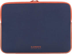TUCANO BF-E-MB215-B Elements 2 Laptop Sleeve für MacBook Air 15" und 14" Laptops, Blau/Orange; Notebook Sleeve