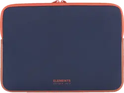 TUCANO BF-E-MB215-B Elements 2 Laptop Sleeve für MacBook Air 15" und 14" Laptops, Blau/Orange; Notebook Sleeve