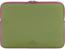 TUCANO BF-E-MB213-V Elements 2 Laptop Sleeve für MacBook Air/Pro 13" und 12" Laptops, Grün/Violett; Notebook Sleeve