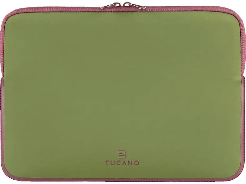 TUCANO BF-E-MB213-V Elements 2 Laptop Sleeve für MacBook Air/Pro 13" und 12" Laptops, Grün/Violett; Notebook Sleeve