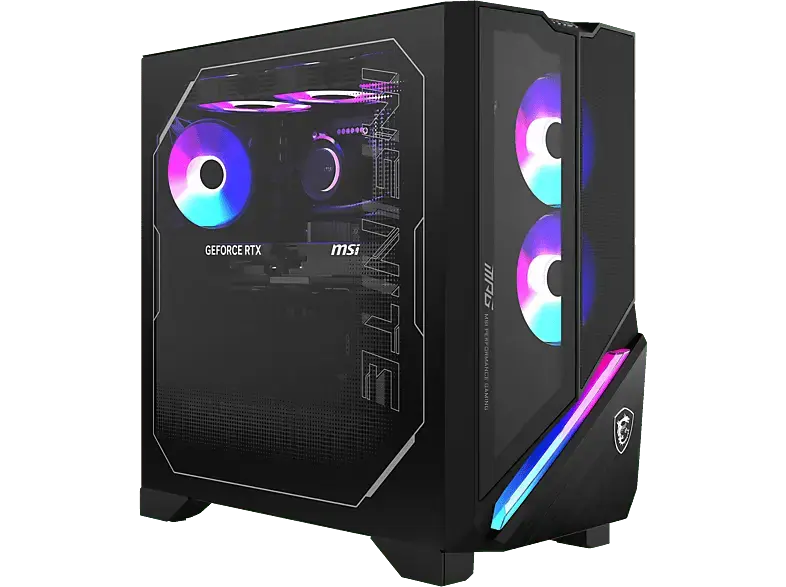 MSI MPG Infinite X3 AI 2NVZ9-031DE Gaming PC, Intel® Core™ Ultra 9 Prozessor 285K (36 MB Cache, bis zu 5,70 GHz), 64 GB RAM SSD, GeForce RTX™ 5090, Windows 11 Home, Schwarz