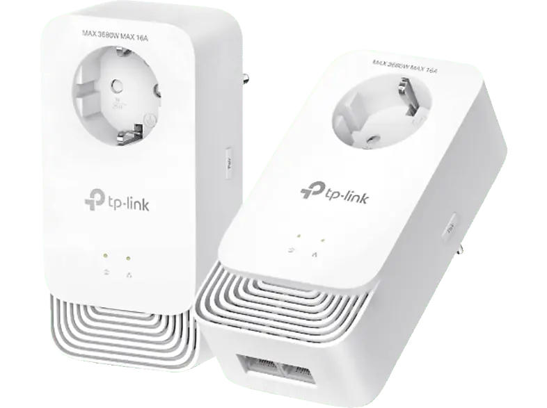 TP-Link PG2400P Powerline G.hn2400 Passthrough Starter Kit, G.hn, 2x RJ-45, 2er-Bundle; Powerline Adapter