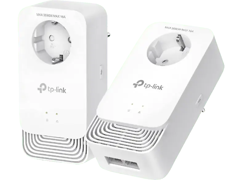 TP-Link PG2400P Powerline G.hn2400 Passthrough Starter Kit, G.hn, 2x RJ-45, 2er-Bundle; Powerline Adapter