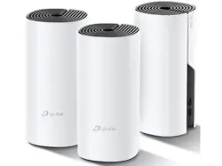 TP-Link WLAN Router Deco P9 Powerline-Mesh, AC1200 + AV1000, 3er-Pack (Deco-P9-3-Pack)