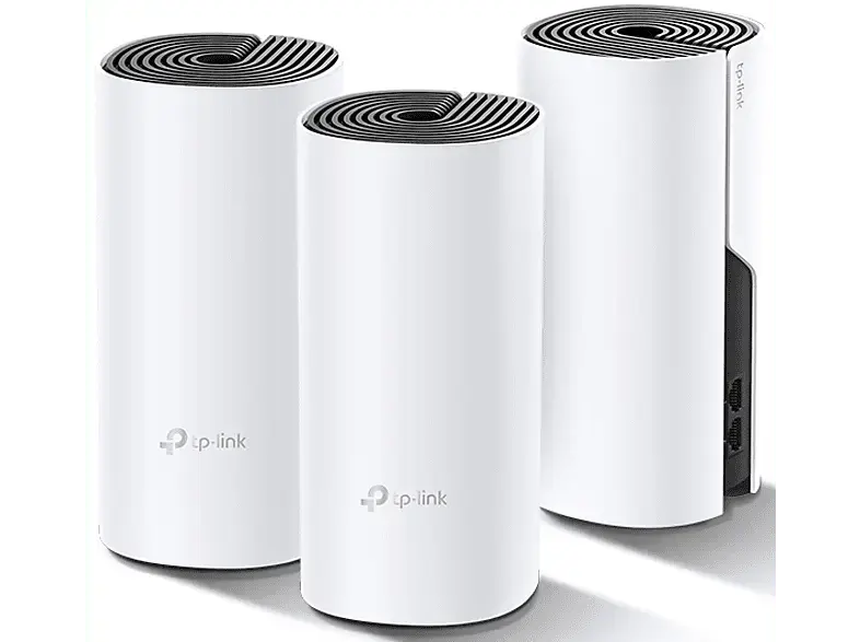 TP-Link WLAN Router Deco P9 Powerline-Mesh, AC1200 + AV1000, 3er-Pack (Deco-P9-3-Pack)