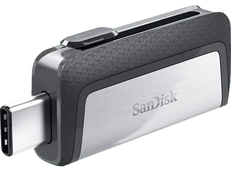 SandISK 64GB Ultra Dual Drive USB Type-C Stick, Flash-Laufwerk USB Typ-C- und Typ-A-Steckverbindern; USB Stick