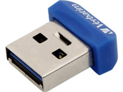 VERBatIM 32GB Store 'n' Stay nano USB-Stick, USB-A 3.2 Gen1, R80/W25, Blau