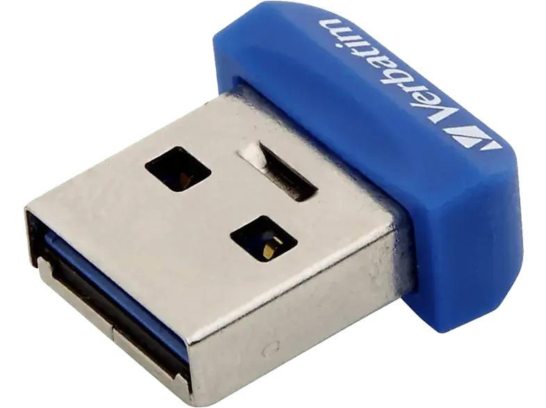 VERBatIM 32GB Store 'n' Stay nano USB-Stick, USB-A 3.2 Gen1, R80/W25, Blau