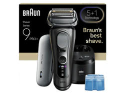 Braun 9675CC Rasierer + PowerCase (Akkubetrieb, Grau, Vibrierende Scherfolien)