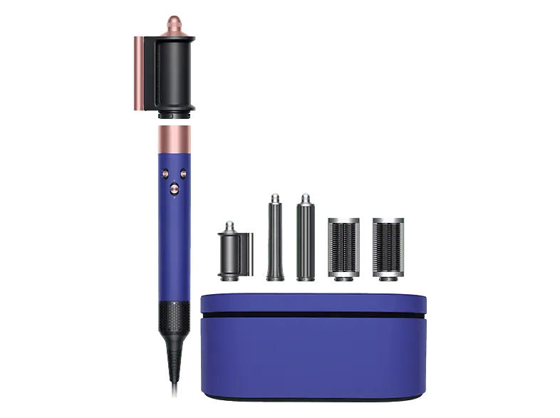 Dyson 505441-01 HS05 Airwrap™ Haarstyler inkl. Airwrap Kit Violettblau / Rosé, 1300 Watt, 6 Aufsätze